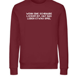 Schraube locker - Unisex Organic Sweatshirt-6883