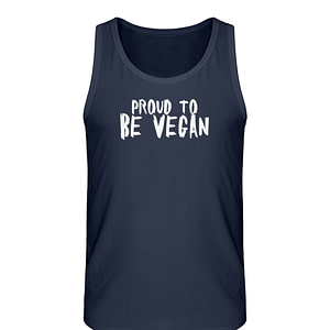 Proud to be Vegan - Herren Organic Tank-Top-6887