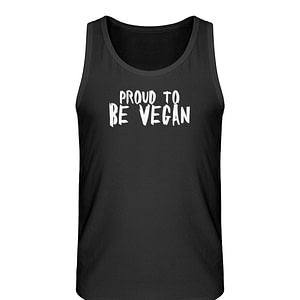 Proud to be Vegan - Herren Organic Tank-Top-16