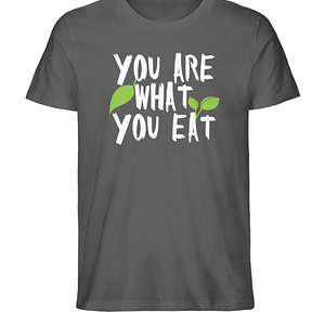 You Are What You Eat - Herren Premium Organic Shirt-6896