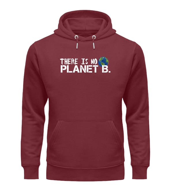 There is no Planet B. - Unisex Organic Hoodie-6883