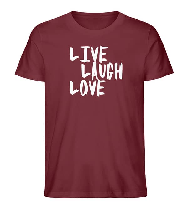 Live, Laugh, Love - Herren Premium Organic Shirt-6883