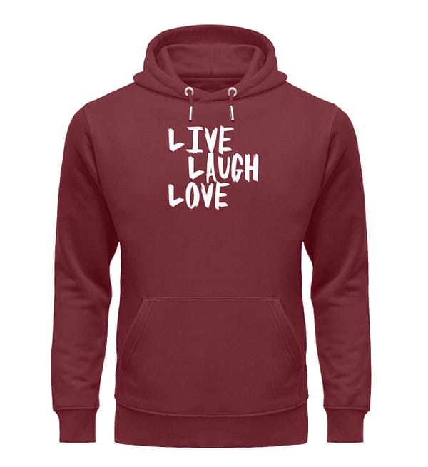 Live, Laugh, Love - Unisex Organic Hoodie-6883