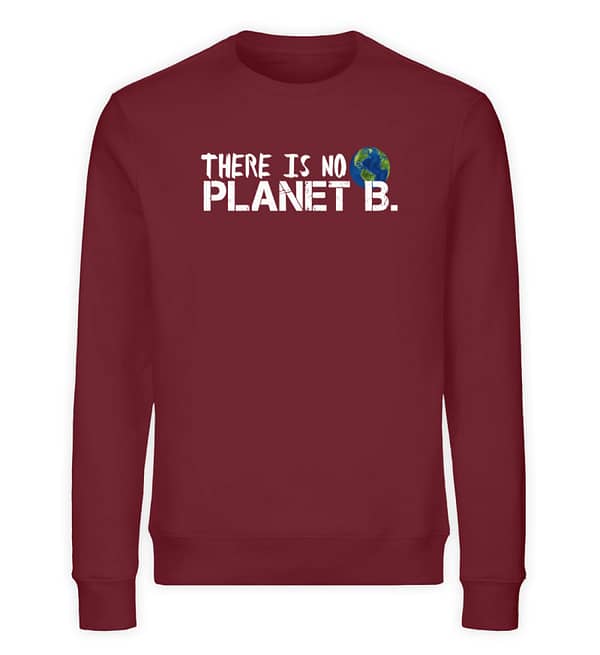 There is no Planet B. - Unisex Organic Sweatshirt-6883