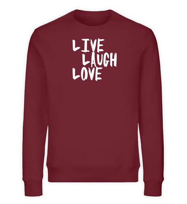 Live, Laugh, Love - Unisex Organic Sweatshirt-6883