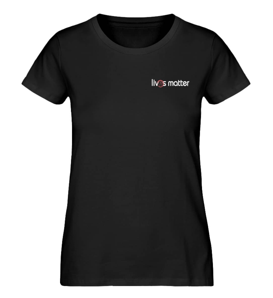Lives Matter Logo in weiß - Damen Premium Organic Shirt-16