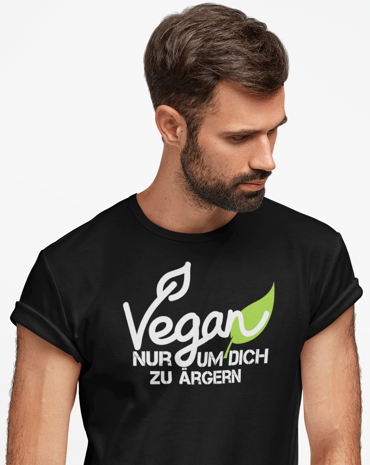 Vegan-nur-um-dich-zu-ärgern-T-Shirt-Herren