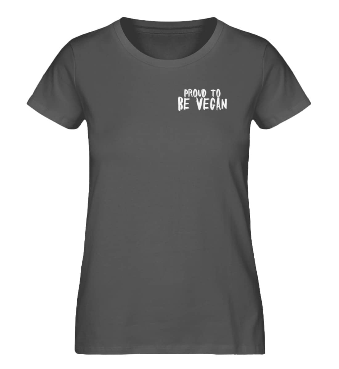 Proud to be Vegan - Damen Premium Organic Shirt-6896