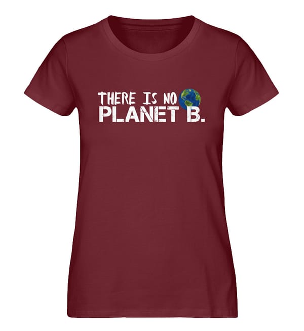 There is no Planet B. - Damen Premium Organic Shirt-6883