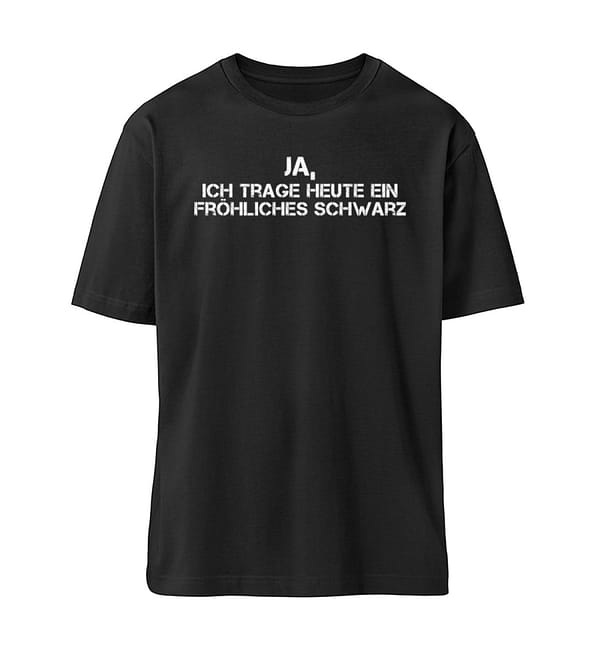 Fröhliches Schwarz - Organic Relaxed Shirt ST/ST-16