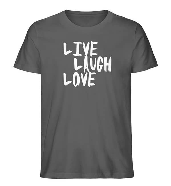 Live, Laugh, Love - Herren Premium Organic Shirt-6896