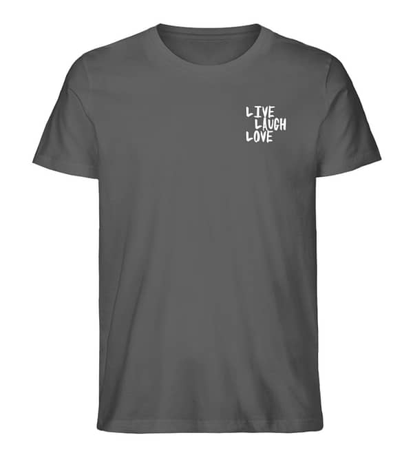 Live, Laugh, Love - Herren Premium Organic Shirt-6896