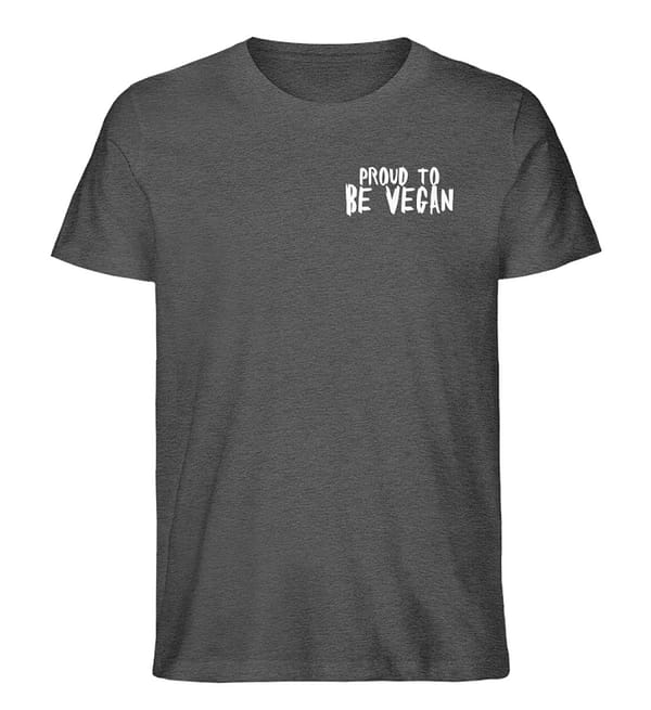 Proud to be Vegan - Herren Premium Organic Shirt-6898