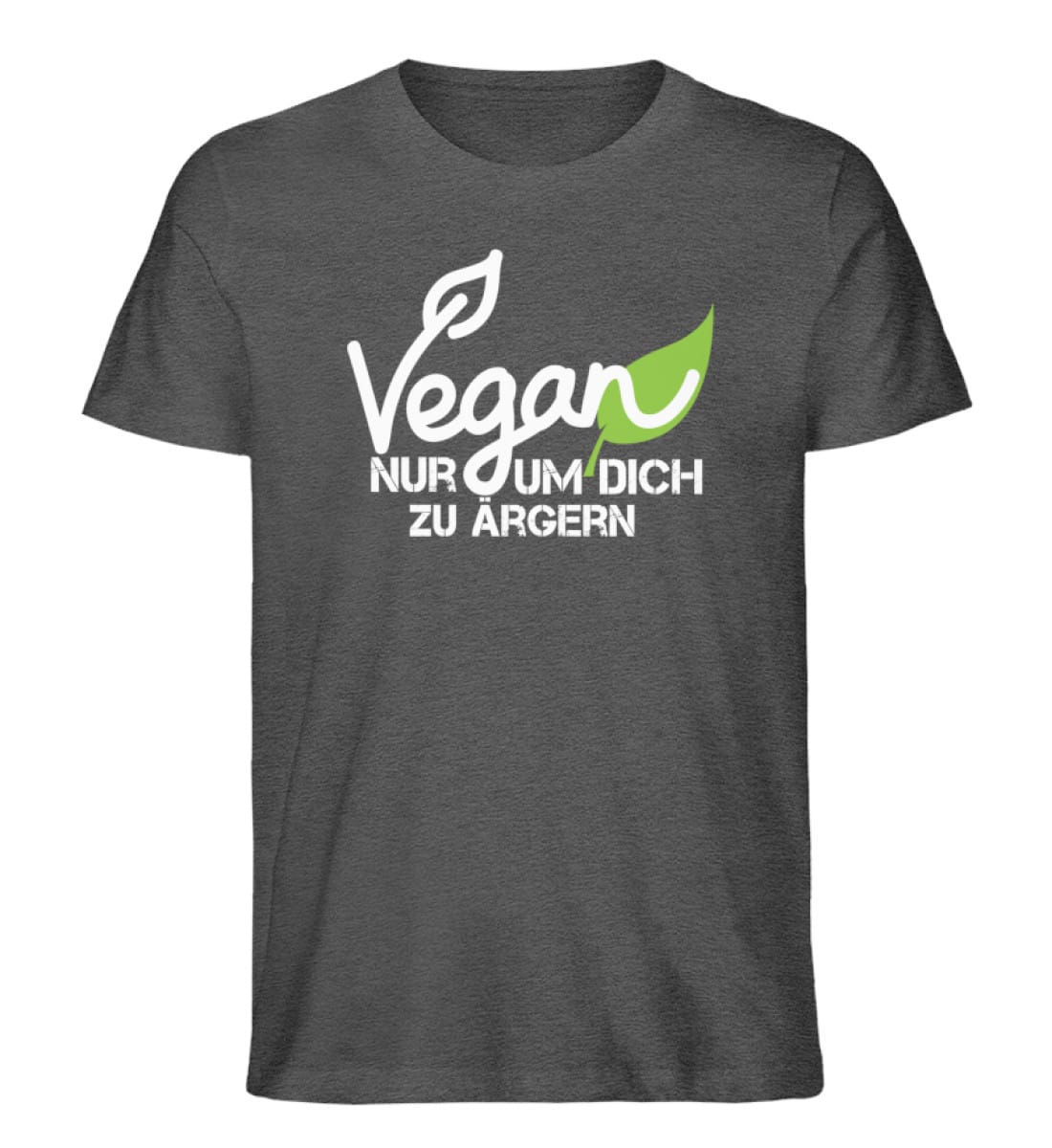 Vegan - Nur um dich zu ärgern  - Herren Organic Melange Shirt