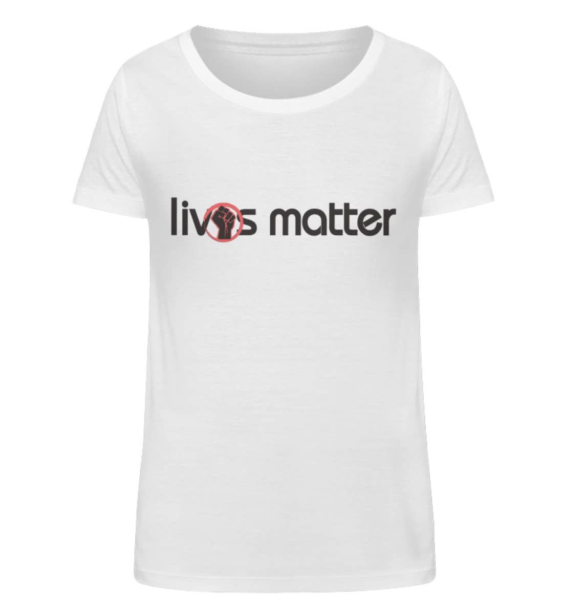 Lives Matter - Schriftzug in schwarz - Damen Organic Shirt-3